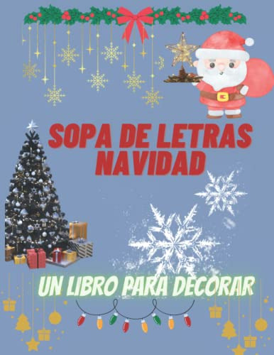 Sopa De Letras De Navidad: Libro Para Decorar