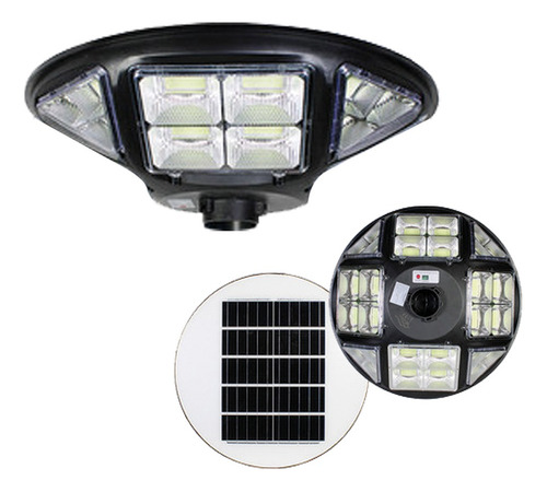 Kit Alumbrado Público Punta De Poste Solar Abs 300w