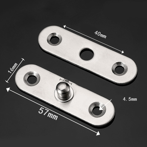 Bisagras De Puerta Doméstica Giratorias De 360 Grados, Acero