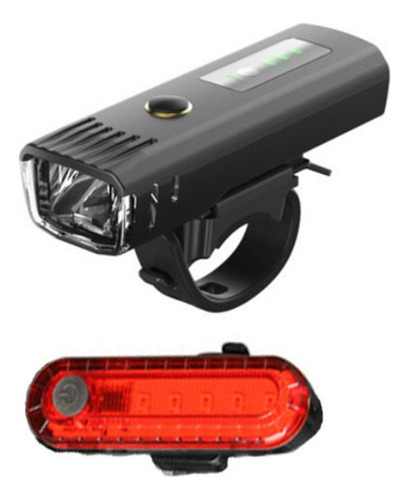 Luz Led Para Bicicleta Con Carga Usb, Luz Delantera Y Traser