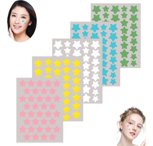 Parches Anti Acne Estrella X40 Unid Granitos Puntos Negros Tipo De Piel Todo Tipo De Piel