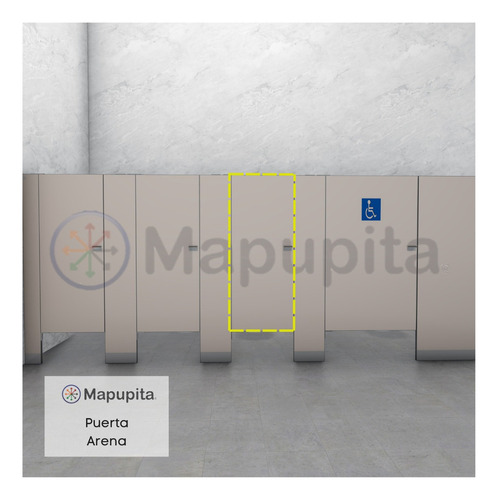 Puerta Arena De Mampara Sanitaria De 90x150