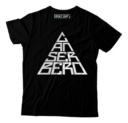 Cancerbero Playera Negra Piramide Hombre / Mujer Hip Hop Rap