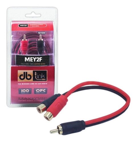 Cable Rca Db Link Mey2f 2 Hembras 1 Macho Cobre Ofc
