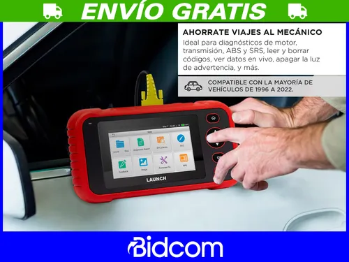 Scanner Automotriz Launch Creader Multimarca Funciones Obd2