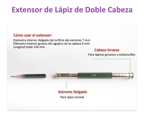 Imagen 7 de 10 de Set 145 Lápices De Dibujo De Colores Metálicos Grafito H&b