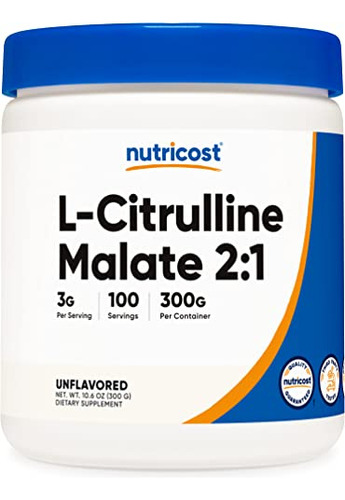 Suplemento Nutricost De Malato De L-citrulina (2:1) Em Pó 30