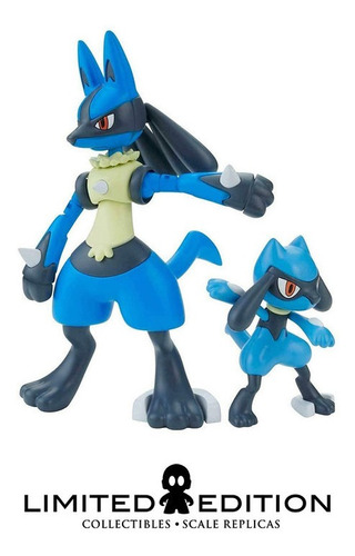 Pokémon Model Kit Riolu & Lucario Bandai Hobby