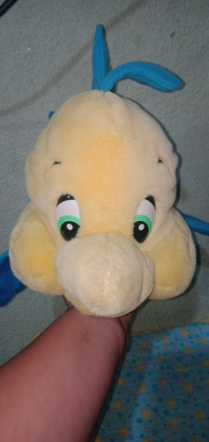 Peluche Pez Flounder De La Sirenita Disney 