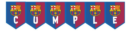 Banderín Feliz Cumple - Temática A Elección . Barcelona