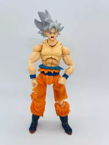 Goku Instinto Superior Dragon Ball Blocos Boneco