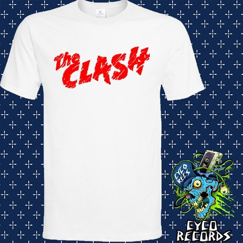 The Clash - Logo - Hardcore Punk - Polera- Cyco Records