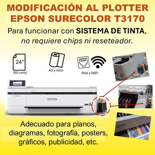 Reparación Plotters Chip Virtual Modificación T3170