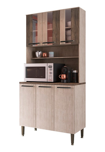 Kit Mueble De Cocina Compacta 15mm 6 Puertas La Tentación