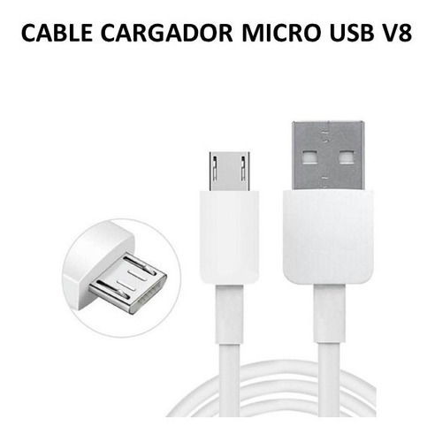 Cable Cargador Micro Usb V8 1mt