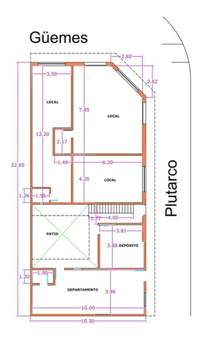 Imagen 6 de 7 de Locales Sobre Transitada Avenida Guemes Esq Plutarco