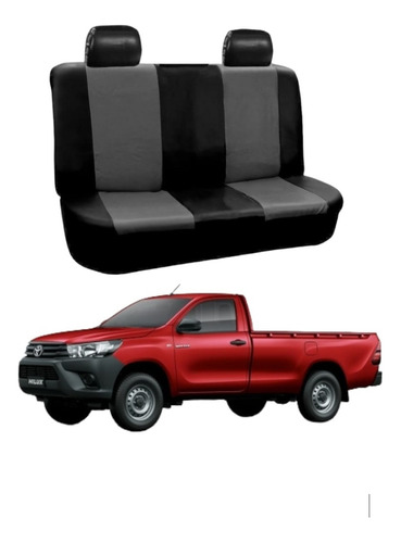 Fundas Cubre Asientos Toyota Hilux Asiento Enterizo M/ Viejo