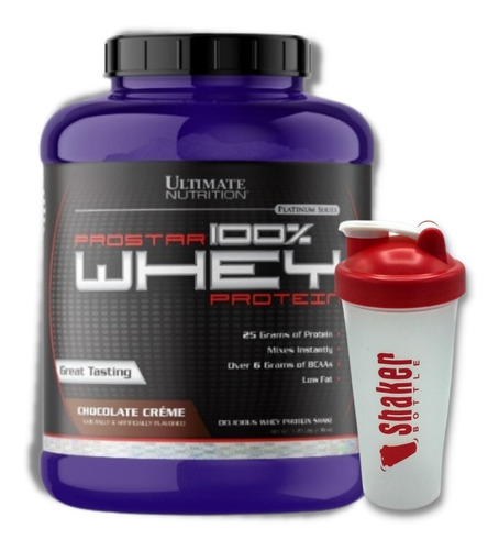 Whey Protein Prostar Ultimate Nutrition 5lbs + Shaker