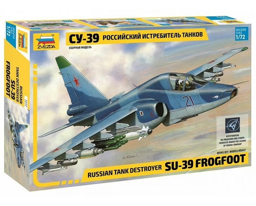 Imagen 1 de 2 de Zvezda Su-39 Frogfoot 7217 1/72 Rdelhobby Mza