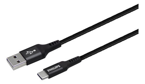 Cable Philips De Carga 15w Usb-a A Usb- C De 2 Metros