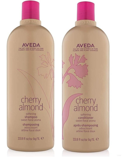 Aveda Cherry Almond Champú Y Acondicionador Suavizante Duo 3