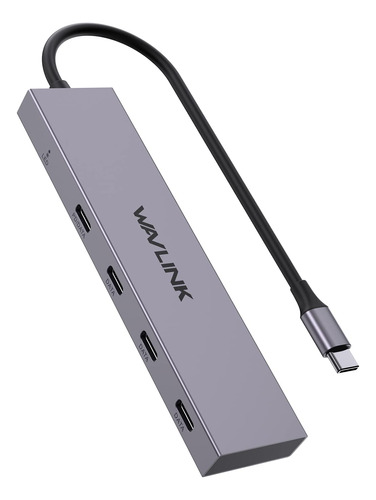 Hub Usb C Wav 3.2 4 Puerto Usb-c Gen Velocidad Dato 10 Gbps