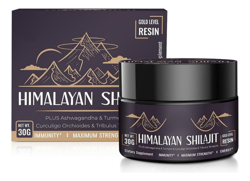 Nuevo Suplemento De Resina De Shilajit Orgánico Natural Pote