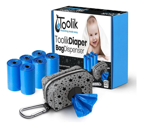 Toolik - Dispensador De Bolsas De Panales Con 105 Bolsas Des