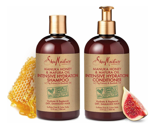 Sheamoisture Miel De Manuka Y Aceite Mafura Hidratación Inte
