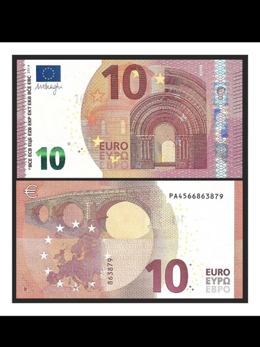 10 Euros Billete De La Unión Europea Holanda 2014