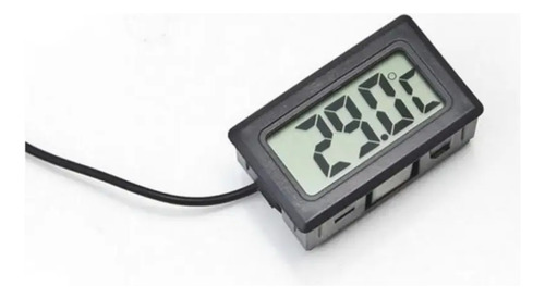 Mini Termómetro Digital Lcd Con Sonda Impermeable Blanco