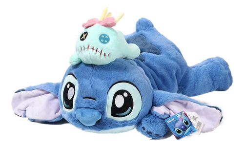 Peluche Stich Lilo& Stitch Angela Scrump Acostado 70cm