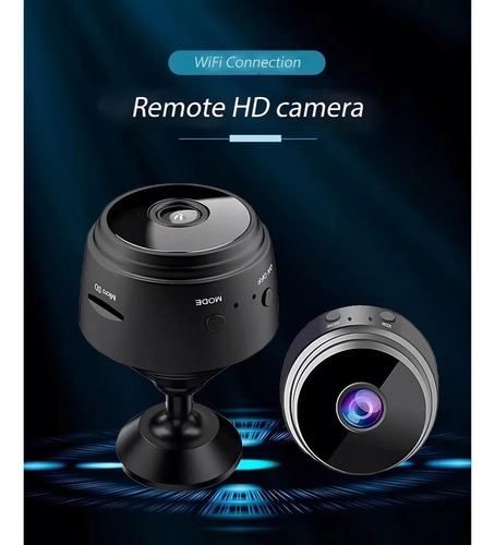 P Mini Cámara De Seguridad A9 Con Resolución 1080p Negra