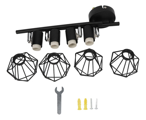 S Kit De Iluminación Led Para Riel De 4 Luces, Luz