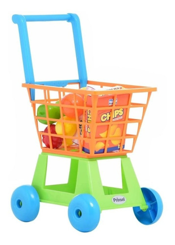 Carrito De Compras Shopping Trolley Prinsel Con Accesorios 