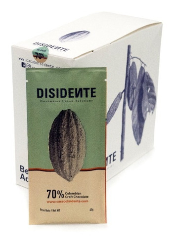 Chocolate Artesanal Disidente - Kg a $18000