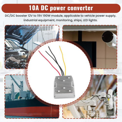 Queenly- Para 12v A 19v 10a Step- Boost Power Converter 19
