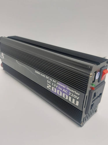 Conversor Inversor Voltaje Corriente 12v A 220v 2000w Auto