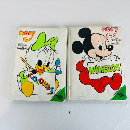 Libros De Bebe Anti Agua De Aprendizaje Los Bebes De Disney (Usado)