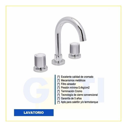 Juego Baño Vanitory Venecia Wengue 64 Griferia Espejo 70x70