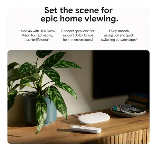 Dispositivo De Streaming 4k Google Tv Streamer 4k Hdr 32gb H Hazel