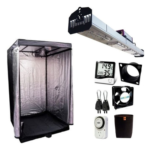 Combo Full Kit Indoor Carpa 120x120x200 + Led Mx300 Completo