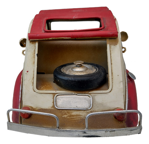 Auto De Chapa Citroen Antiguo Decoración (Usado)
