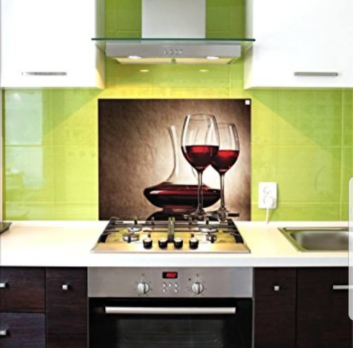 Vidrio Templado Decorativo P/ Cocinas 60x65 Cm Kitchen Glass