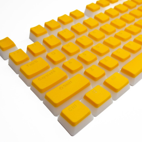 Imagen 3 de 3 de Keycaps Set Pudding Amarillo