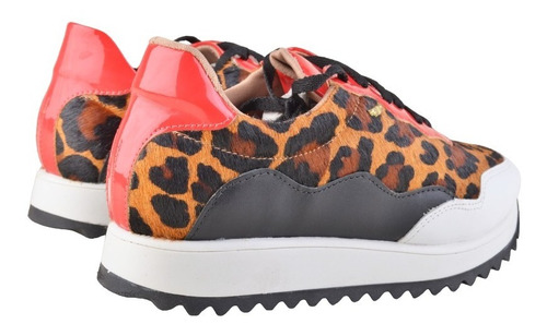 Imagen 3 de 8 de Zapatillas De Cuero De Mujer - Aukena - Ferraro