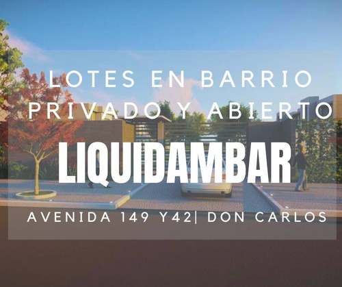 Lotes En Barrio Liquidambar, San Carlos