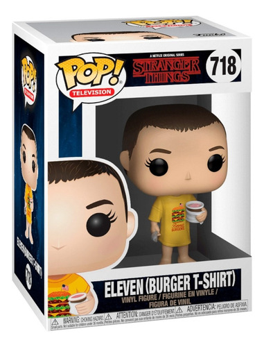 Funko Pop Eleven Hamburguesa 718 Stranger Things Protector