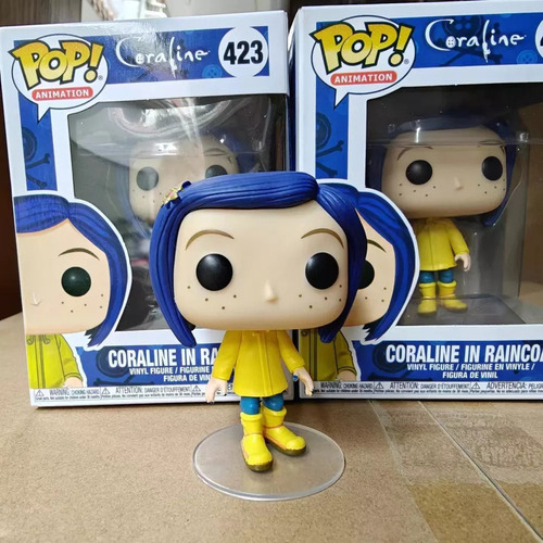 Ff De Modelo Figura Vinilo Coraline Con Chubasquero 423 J