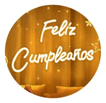 Comprar Letrero De Neón De Letrero Luminoso Led De Feliz Cumpleaños